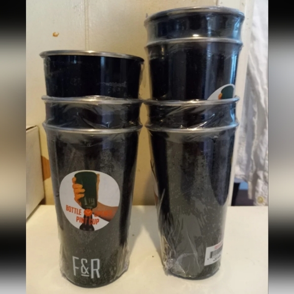 Foster & Rye steel opener tumblers set of 7 - Picture 1 of 3